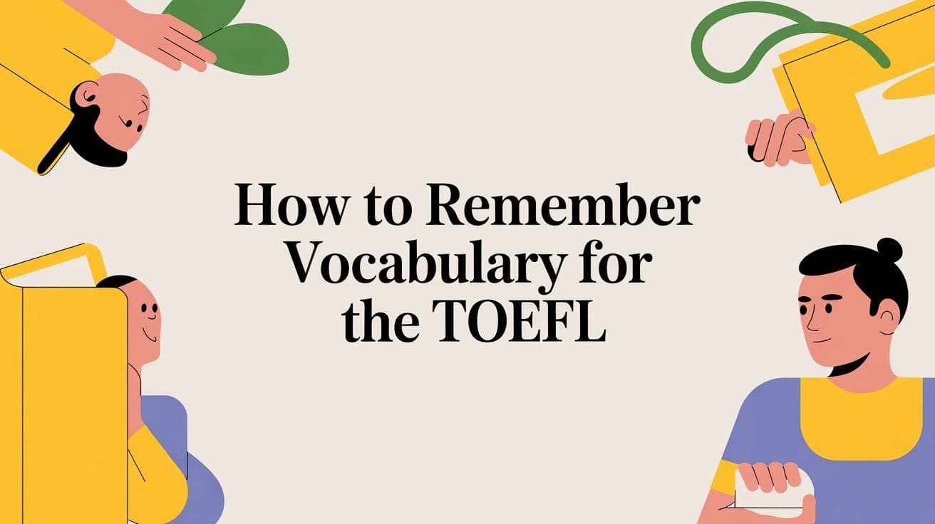 How to Remember Vocabulary for the TOEFL Writing Section