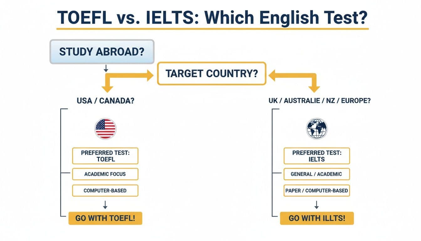 TOEFL vs IELTS: Which English Test Is Right for You in 2026?